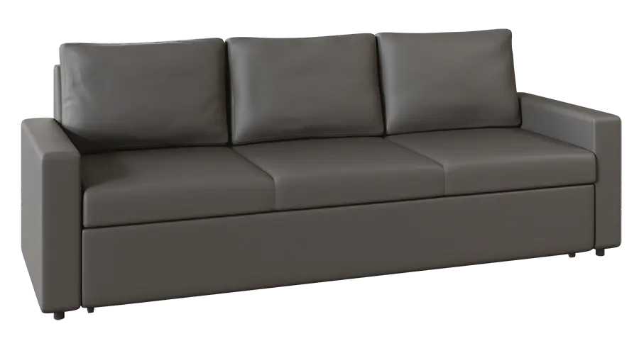 TAMARA, pohovka, koženka šedá